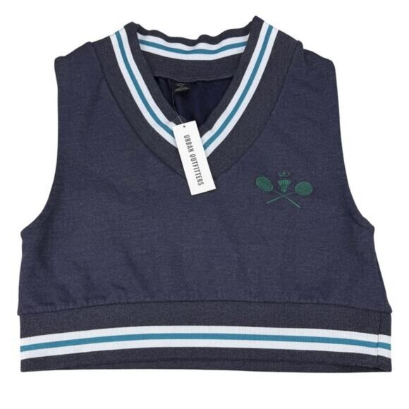 UO Badminton Sweatshirt Vest Women's Size Small - Picture 4 of 6